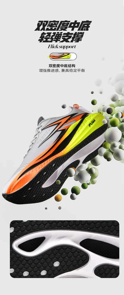 Ténis de corrida com placa de carbono para maratona, para homem e mulher, desportivos, respiráveis, leves, confortáveis e antiderrapantes