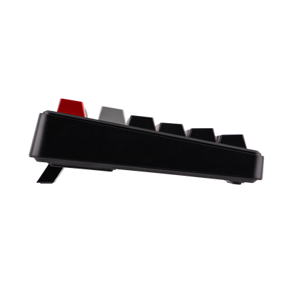 Teclado mecánico inalámbrico EPOMAKER X AULA F75 MAX compacto 75% con distribución ANSI, conexión por cable/Bluetooth/2.4GHz, pantalla TFT y perilla