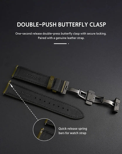 BORIAGE(BOAIJIUA) NH35 Fully Automatic Mechanical Men's Watch Original Design Mechanical Watches  Luminous Wristwatch