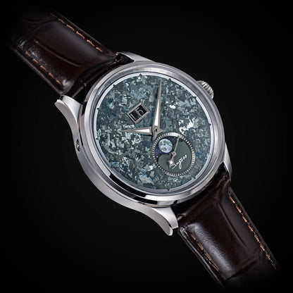 Automatic Man Watch Moon-Phase ST2528 Movement Waterproof Mechanical Wristwatches Sapphire Crystal Titanium Dials Clock S401 New