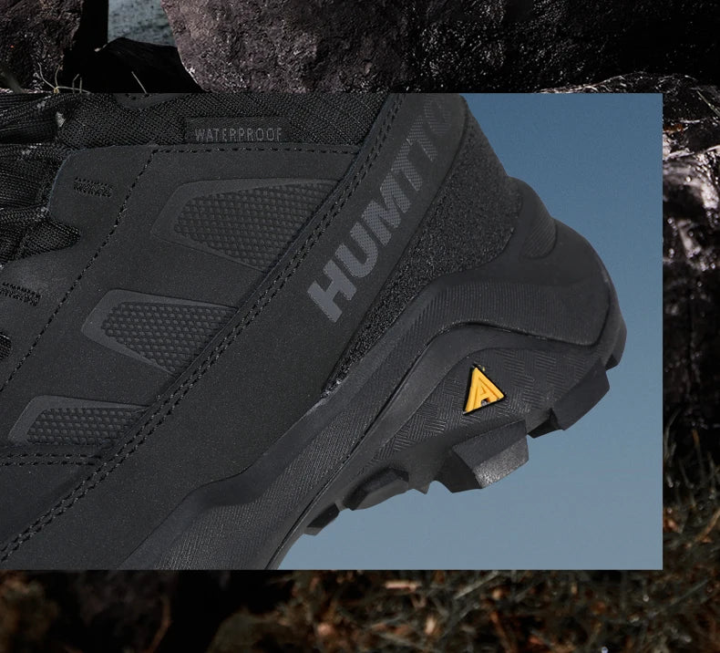 HUMTTO Hiking Shoes Men Winter Outdoor Sports Climbing Shoes Hunting Boots Warm Outdoors Ankle Travel Boots Trekking Sneakers