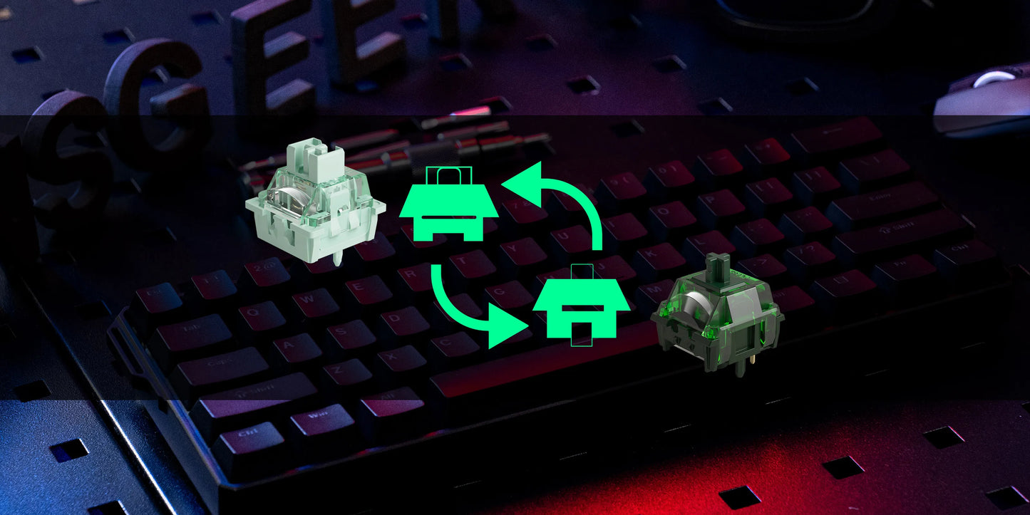 Akko MonsGeek FUN60 Ultra Mechanical Gaming Keyboard Magnetic Switch 60% Rapid Trigger 8K HE/TMR Custom Aluminum Keyboard Gamer