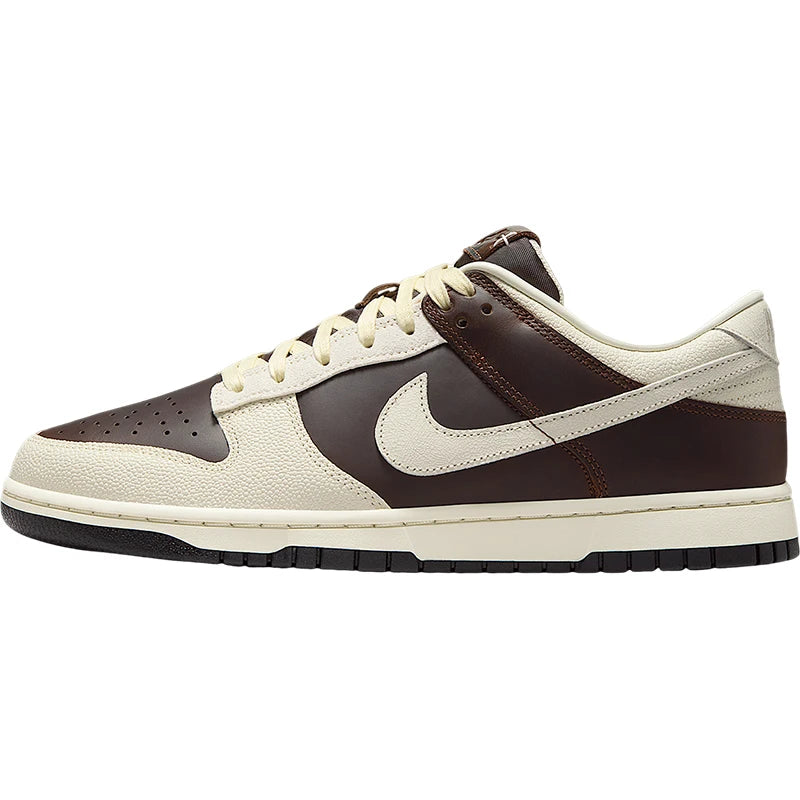 Nike Authentic Dunk Low da uomo, sneakers resistenti in pelle classica traspirante IH7333-200