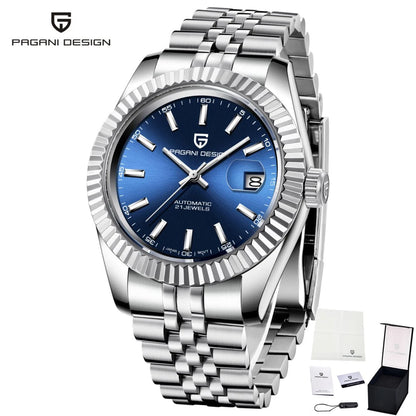 PAGANI DESIGN Men Mechanical Watch Luxury Automatic Watch Jubilee Bracelet Japan Movement 100M Waterproof Sport Wristwatch 1645
