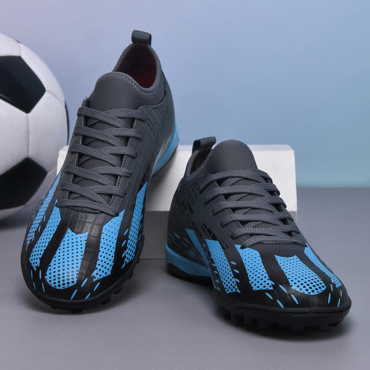 Novas chuteiras de futebol para homem, futsal e futebol indoor, botas desportivas para jogo e treino, criança, pitons TF para relva, proteção no tornozelo, bestseller, alta qualidade, leves