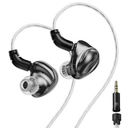 TRN Dolphin headphone10mm dual magnetic circuit dynamic driver Liquid metal Earphone