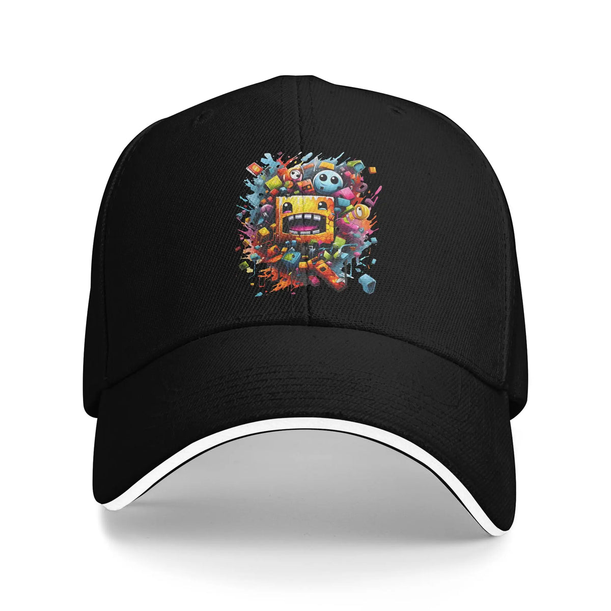 Geometry Cube Gaming Dash Casquette de baseball Hip Hop Sandwich Hats Unisexe Casquette « Dad Hat » ajustable Sport