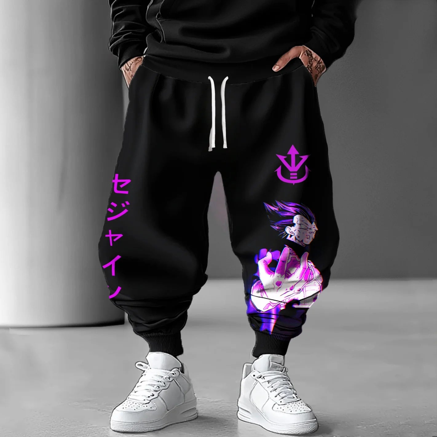 2026 Trendy Men's Summer Sweatpants Japanese Anime Dragon Ball Z Majin Buu Graphic Pants Harajuku Y2k Streetwear Outdoor Leggings
