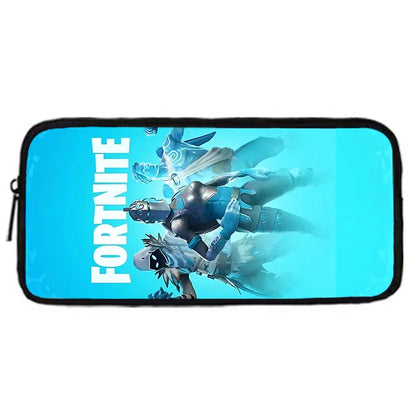 Mochilas Infantis com Design de Jogo Popular, Saco de Almoço e Estojo, Mochilas Escolares de Grande Capacidade para Alunos, Rapaz e Rapariga, Melhor Presente F-FortniteS