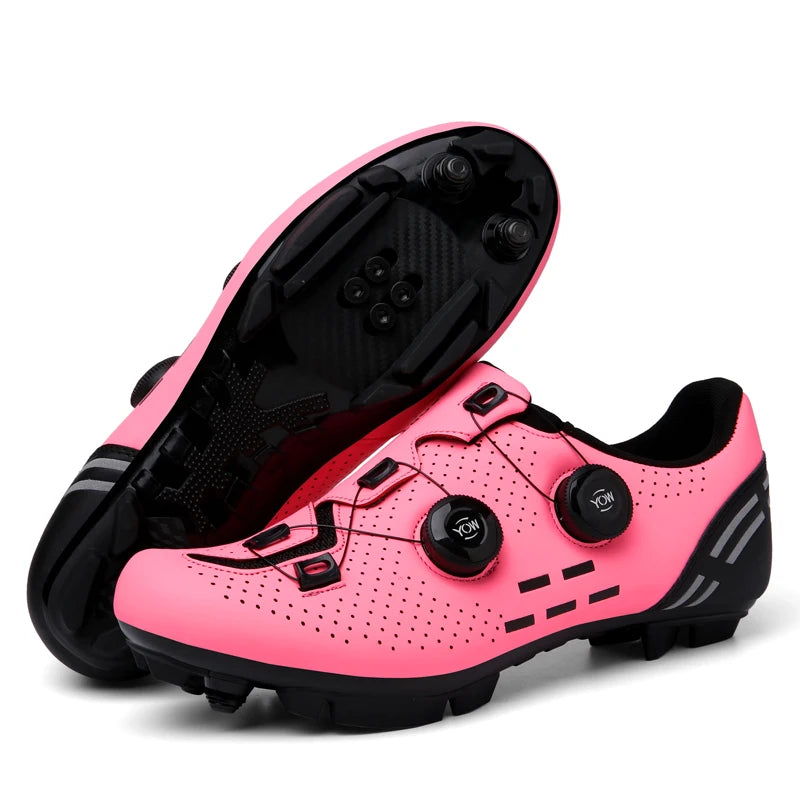 Sapatos de Ciclismo de Alta Qualidade para Homem SPD Autoencaixe Estrada Bicicleta Desporto Sapatos de Ciclismo MTB de Montanha Antiderrapantes para Mulher 36-47