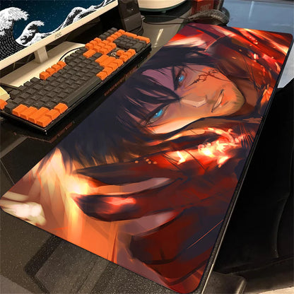 Mousepad Final Fantasy Mouse Pad Gamer Office Accessories for Big Desk Mat Gaming Keyboard Mats Xxl Large Mause Carpet 900x400mm