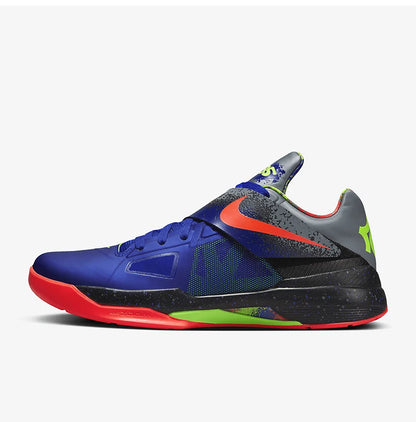 Nike KD 4 NERF originali da uomo, scarpe da basket basse ammortizzate e pratiche FQ8180-400