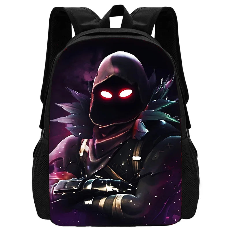 Mochilas infantis Classic Game Fortnites para meninos e meninas, presente de aniversário para estudantes, mochilas escolares unissexo para criança, mochila de campismo durável