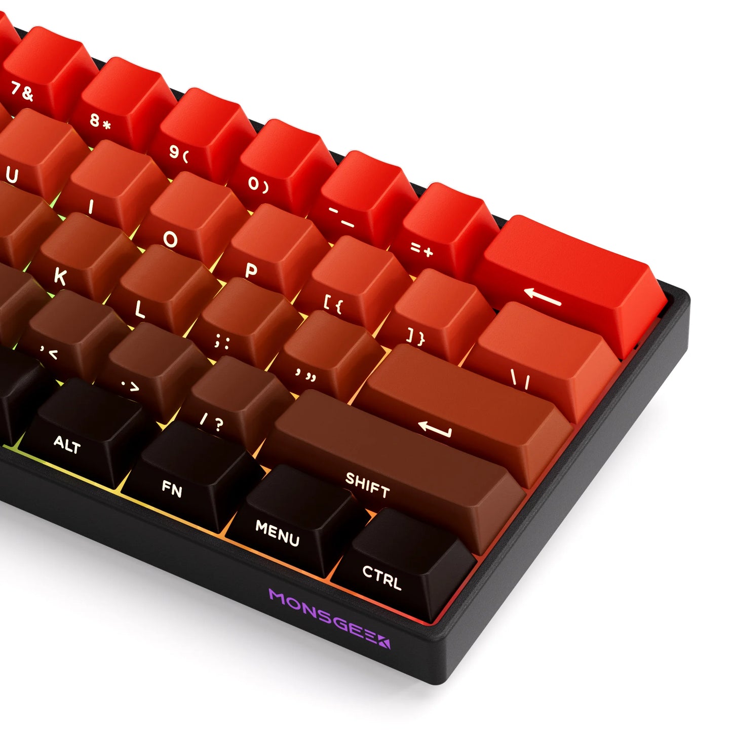 Teclado Mecânico Akko MonsGeek FUN60 com Switch Magnético, 60%, Teclado Gaming, Rapid Trigger 0.01mm, 8K, ARGB, HE/TMR, Teclado Personalizado