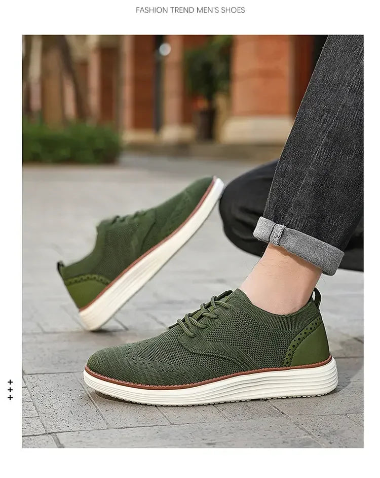 Mocasines deportivos de malla para hombre, calzado antideslizante de corte bajo, zapatos casuales deportivos, superventas, zapatos de diseño 2025