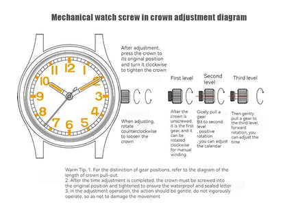 Hruodland 2025 Neue mechanische Herrenuhr Seagull ST3620 Retro-Pilot 43MM BGW-9 Leuchtend Saphirglas Turbine Reloj Hombre