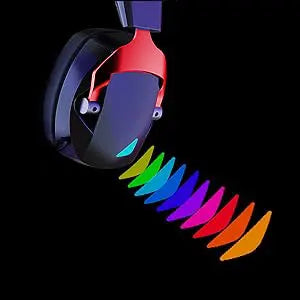 Auscultadores Gaming Sem Fios com Microfone Amovível com Cancelamento de Ruído – Sem Fios 2.4G, Bluetooth 5.3 e Auscultadores Gaming com Fio 3.5mm para PS5, PC, Xbox e Telemóvel