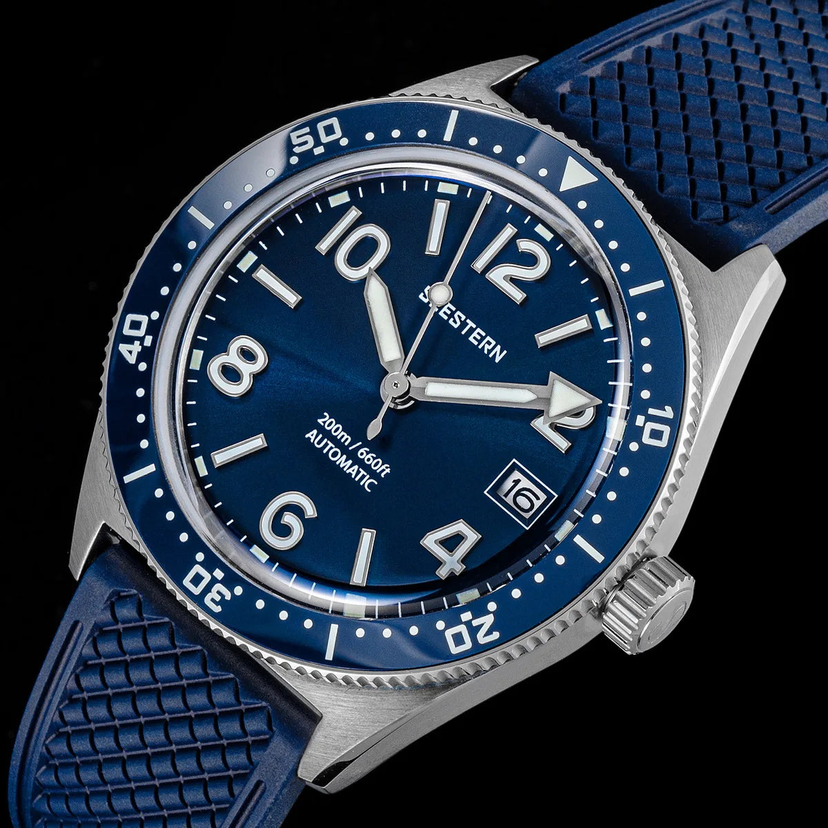 Sugess Diveing Watch of Men Automatic Mechanical Wristwatches 20ATM Waterproof Sapphire NH35A Movement BGW9 Luminous New S434-2