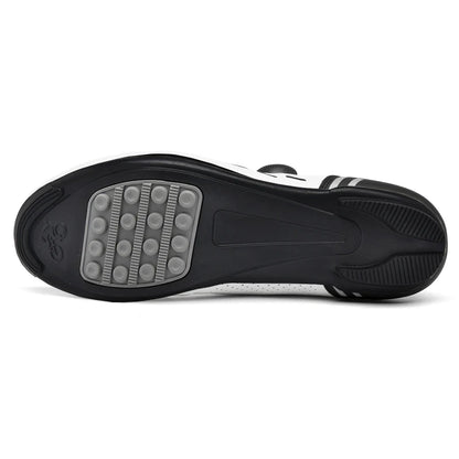 Lock-Free Cycling Shoes, Flat Pedal Shoes for Men, Bike Cleat Sneakers, MTB Bicycle Biking Shoes for Women, Breathable Indoor Boots