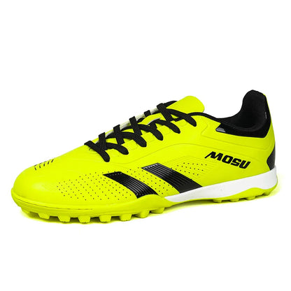 Novas Chuteiras de Futebol para Homem e Mulher, Sapatilhas Desportivas de Interior e Exterior com Pitons Longos e Pitons Partidos para Tapete de Treino de Futebol