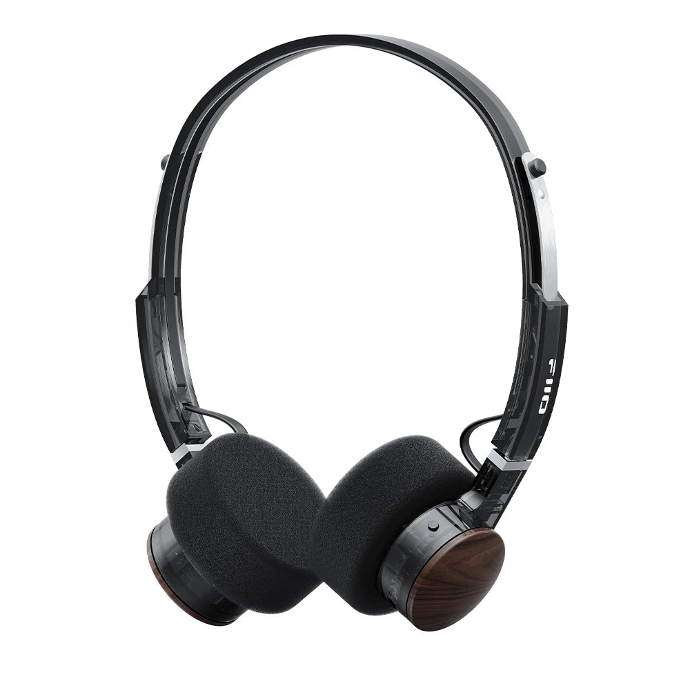 Auriculares Bluetooth On-Ear FIIO EH11 – Diadema inalámbrica Hi-Res LDAC con graves, batería de 30H, conexión a dos dispositivos y diseño retro ligero