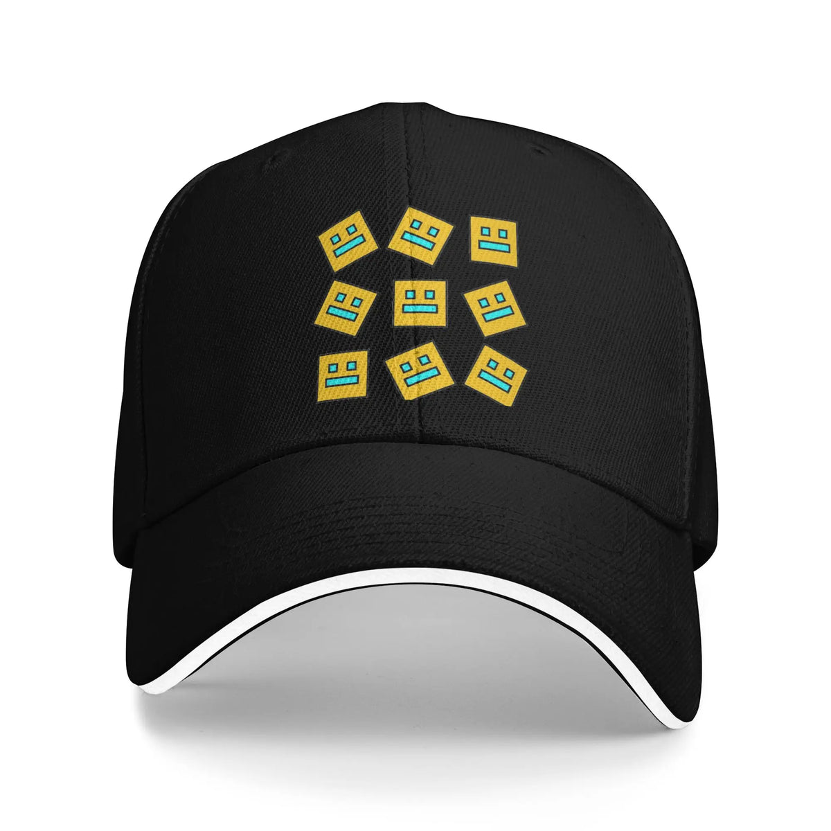 Geometry Cube Gaming Dash Casquette de baseball Hip Hop Sandwich Hats Unisexe Casquette « Dad Hat » ajustable Sport