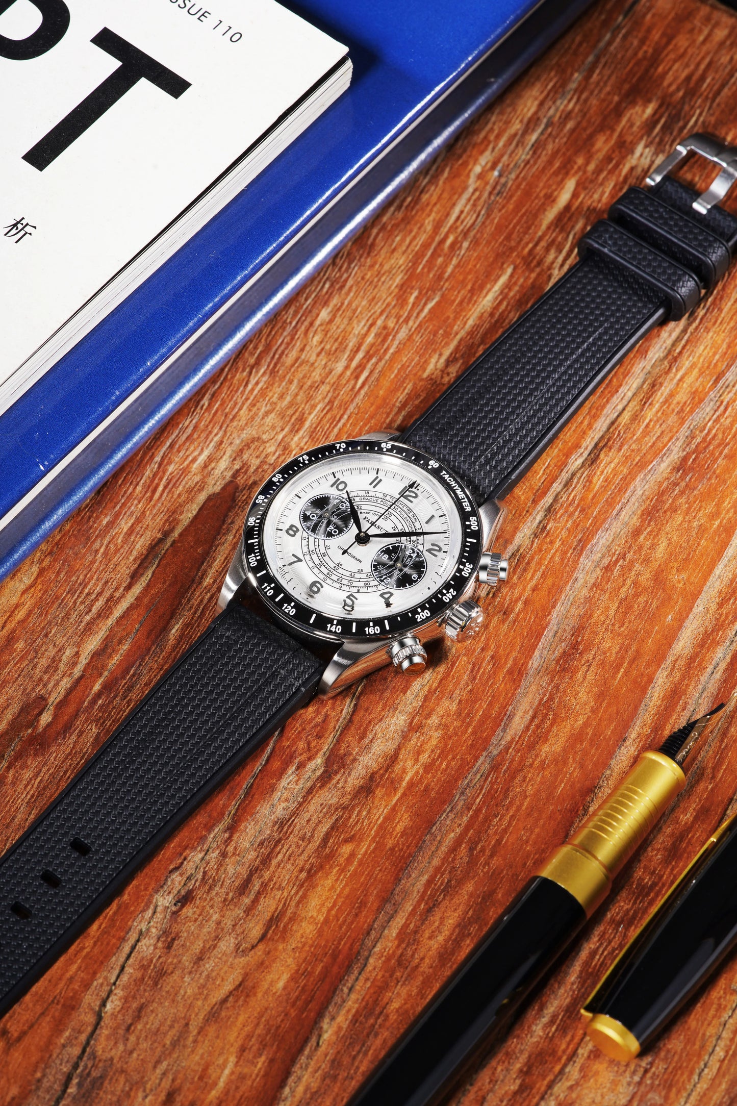 FARASUTE 2026 New Fashion Speed Sports Chronograph Wristwatch For Men 100M Waterproof Japan VK64 Quartz Movement Watch Male