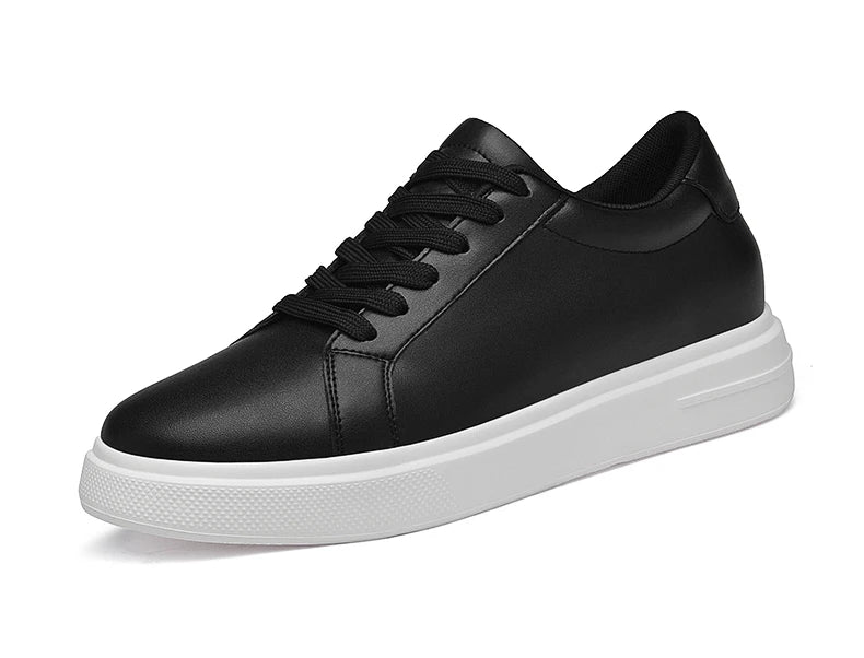 New Men's Sneakers Elevator Shoes Height Increasing Insole 6-10CM High Heels Leather Sport Shoes Men's Shoes