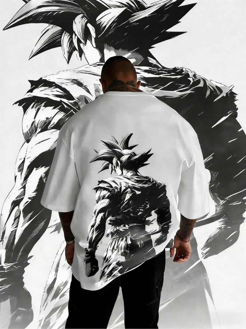 2026 New Summer Dragon Ball 40th Anniversary Son Goku 100% Cotton Anime Printed T-shirt Extra Size Casual Streetwear Unisex Y2K