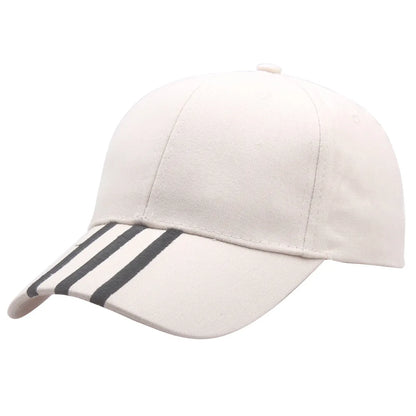 Baseballkasketter til mænd Casual bomuldsbroderede stribede snapback-hiphop-kasketter til kvinder Udendørs sportskasketter til mænd Gorras