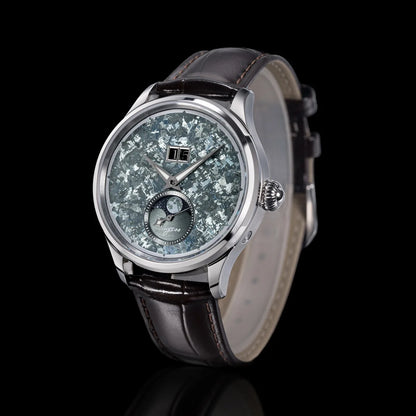 Automatic Man Watch Moon-Phase ST2528 Movement Waterproof Mechanical Wristwatches Sapphire Crystal Titanium Dials Clock S401 New