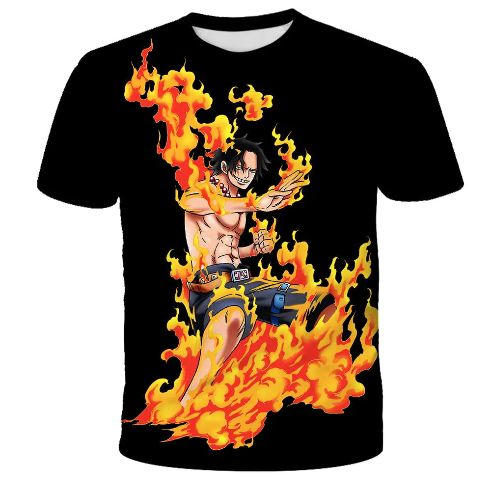 Anime Dragon Ball Son Goku 3D Print Kids T Shirt Summer Fashion Casual T-shirt Boy Girl Unisex Children's Clothing Tshirt Tops