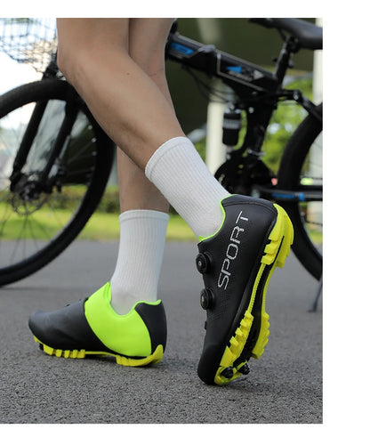 Cycling Sneakers Breathable MTB Shoes Men Women Trail Mountain Bicycle Riding Shoes Sport Road Bike Shoes SPD Pedal Cycle Shoes