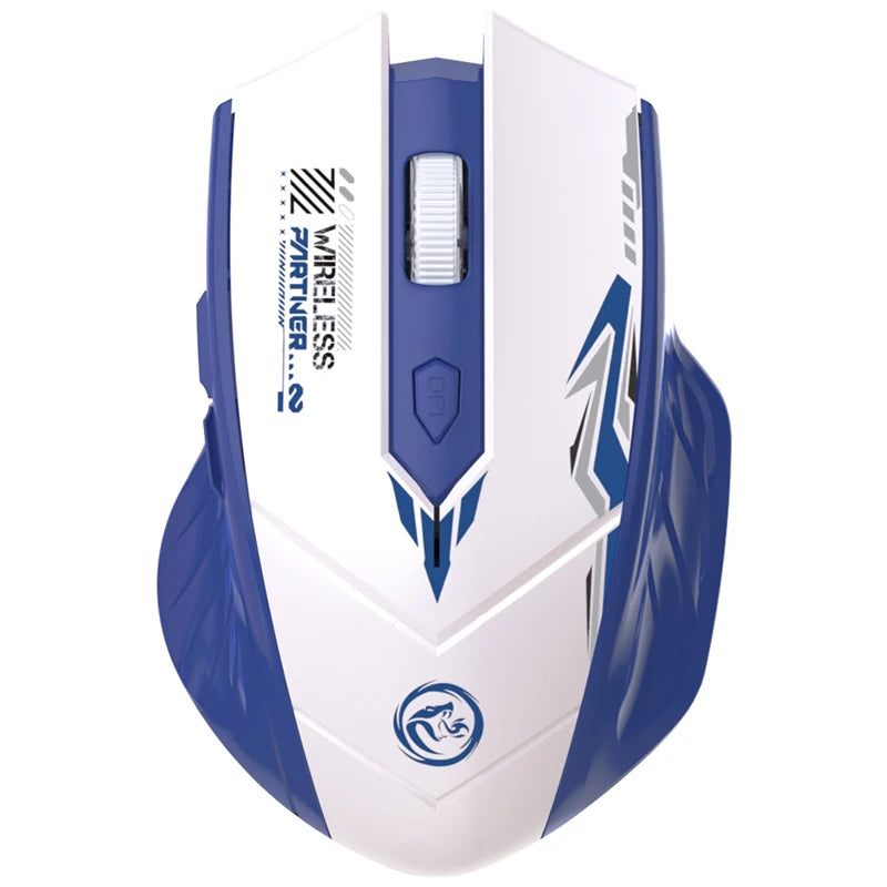 Wireless Gaming Mouse Dual Mode Bluetooth 2.4G Rechargeable Silent Ergonomic Mouse with Adjustable DPI, Type-C Wireless Gaming Mouse for PC, Laptop & Mac