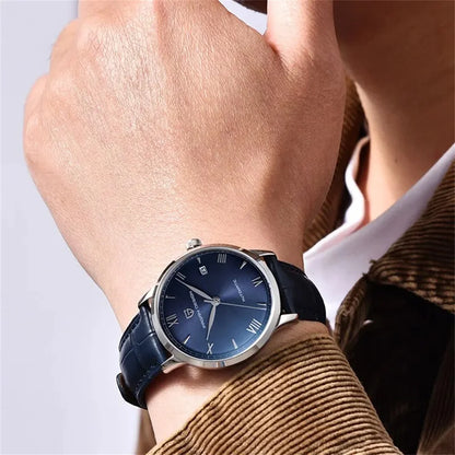 PAGANI DESIGN 40MM Pilot Men Mechanical Watch Luxury Sapphire Glass Automatic Watch 100M Waterproof NH35 Wristwatch For Men