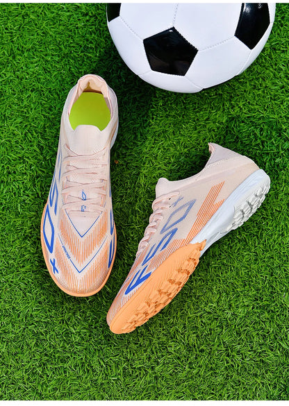 New Men Football Boots Non-Slip Match Grass Cleats High-top High-quality Soccer Shoes Futsal Sneakers Indoor Hot-selling Outdoor