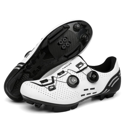 Sapatos de Ciclismo de Alta Qualidade para Homem SPD Autoencaixe Estrada Bicicleta Desporto Sapatos de Ciclismo MTB de Montanha Antiderrapantes para Mulher 36-47
