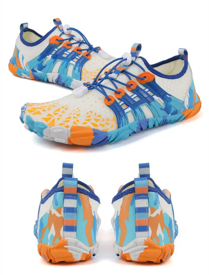Unisex Quick-Drying Breathable Aqua Shoes Barefoot Beach Footwear for Adults and Kids Gym Outdoor Training Sneakers Size 28-46