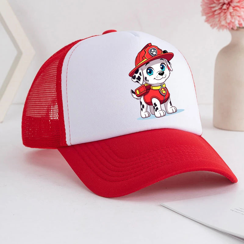 Casquette de baseball pour garçons et filles, chapeau de soleil d'été ajustable, motif Anime Paw Patrols Chase Skye, joli bonnet de soleil rétro, couvre-chef pour adulte, cadeau