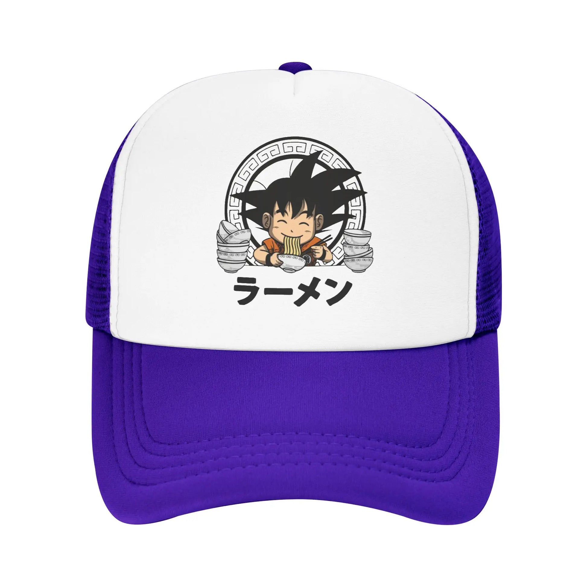 Goku Kid Ramen Dragon Ball Trucker Hat Men Women Vintage Anime Manga Hats Sports Cap Adjustable Polyester Baseball Caps Summer, Produit gaming premium Fraquane, nouvelle génération