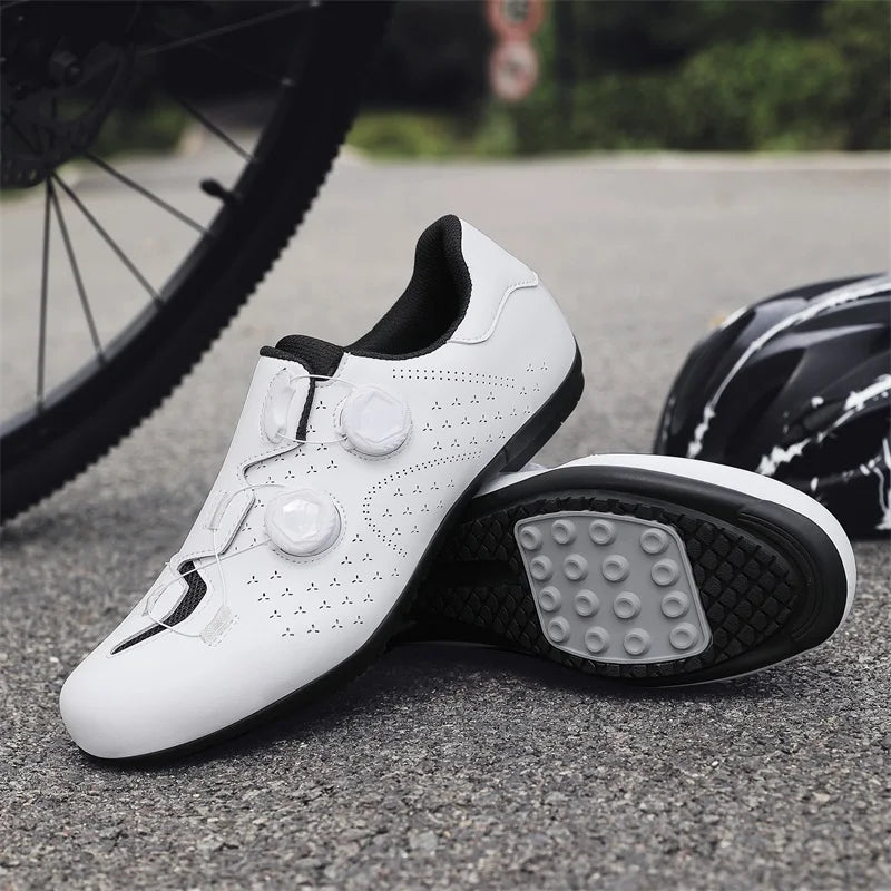 Men's Non-Locking Mountain Bike Shoes Without Cleats Road Bicycle RB Speed Non-Cleat Cycling Shoes Sneakers Flat Pedal MTB Women