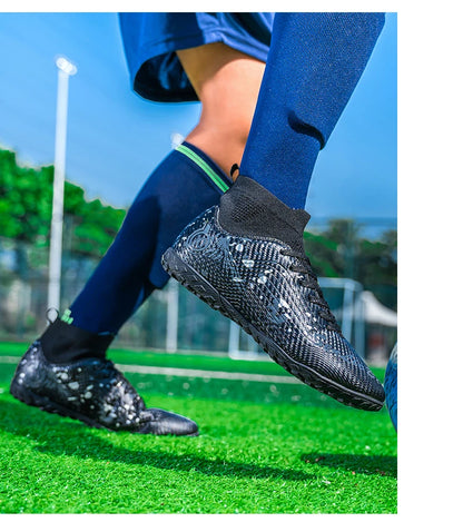 New Men's Professional Soccer Shoes Non-slip Football Boots Unisex Breathable Futsal Sports New Cleats Drop Shipping Ultralight