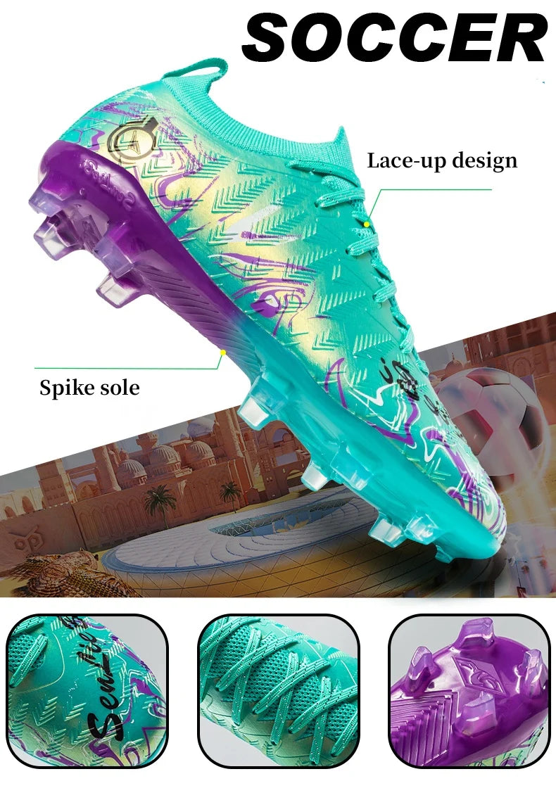 Zapatillas de fútbol profesionales para hombre y mujer de alta calidad, botas de fútbol de moda para hombre, talla grande 46, zapatillas de fútbol sala, deportivas para hombre