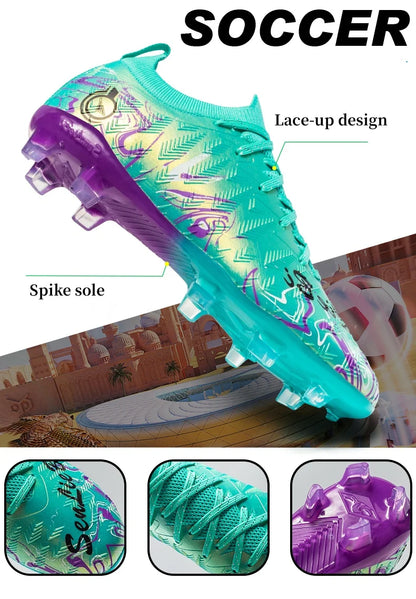 Zapatillas de fútbol profesionales para hombre y mujer de alta calidad, botas de fútbol de moda para hombre, talla grande 46, zapatillas de fútbol sala, deportivas para hombre