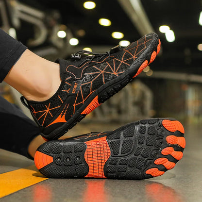 New Barefoot Wading Shoes Men Women Mesh Quick-Drying Beach Shoes Outdoor Non-Slip Swimming Shoes Unisex Water Sports Shoes