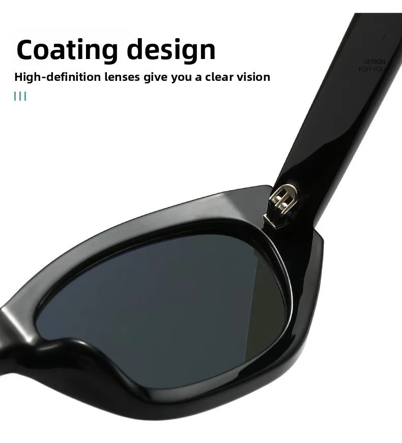 NOIRVUE New Cat-eye Butterfly Sunglasses Fashion High Quality Glasses for Women Men High-definition Nylon Lenses