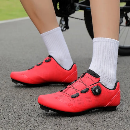 Men's Mountain Bike Shoes MTB, Breathable, Non-Slip, High Hardness, Suitable For Outdoor Road Racing, Mountain Off-Road Riding 37-46
