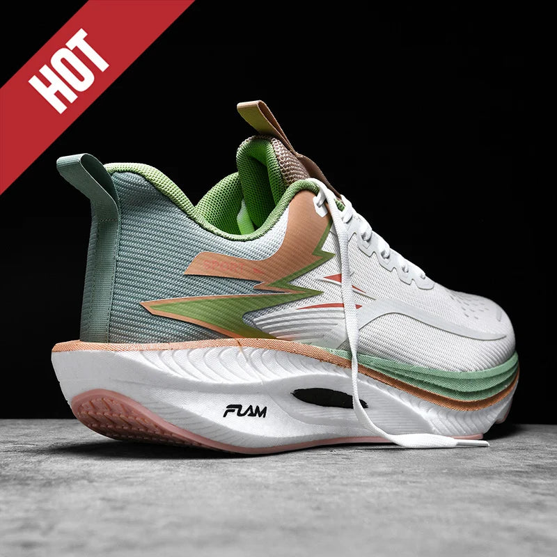 Men's Sports Running Shoes Marathon Air Cushion Breathable Lightweight Comfortable Women's Outdoor Athletic Sneakers Jogging Tennis