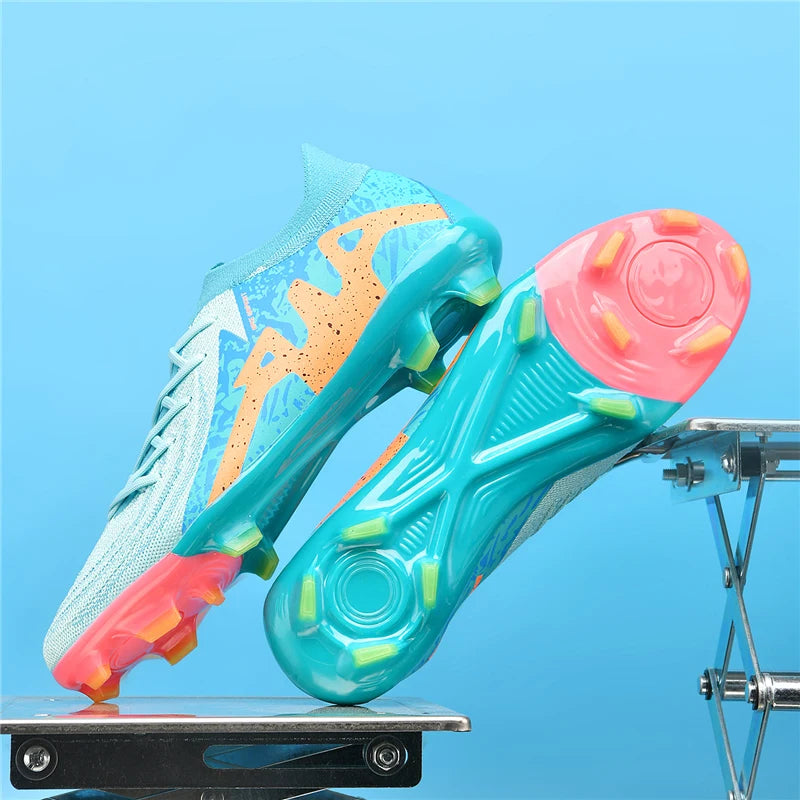 New Men's Soccer Shoes Adult Non-Slip Boys Adult Futsal Sport Football Boots Grass Cleats Indoor Ultralight Turf Comfortable