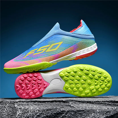 Chaussures de Football pour hommes, bottes de Football antidérapantes pour adultes, ultralégères, crampons d'intérieur, antidérapantes, Fg, gazon, Futsal, confortables, nouvelle collection